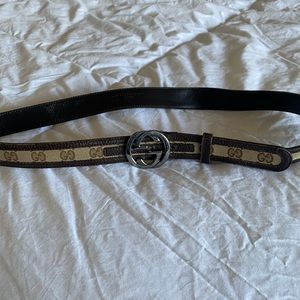 Authentic Gucci Y2K Leather Belt!